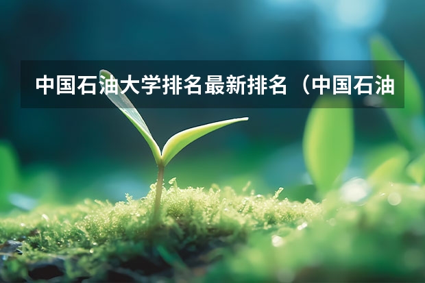 中国石油大学排名最新排名（中国石油大学专业排名）