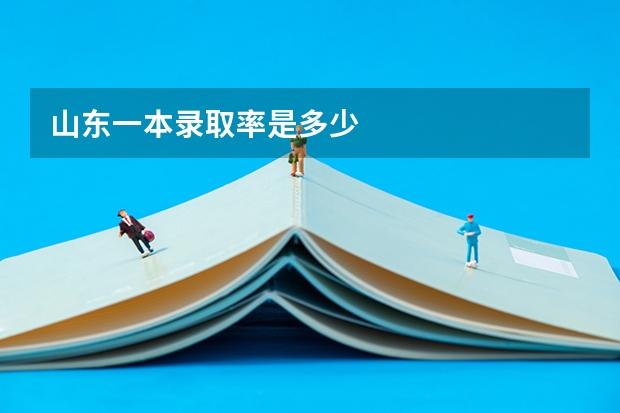 山东一本录取率是多少