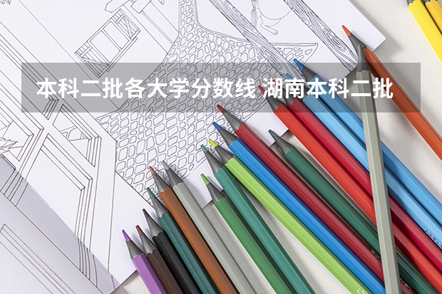 本科二批各大学分数线 湖南本科二批分数线