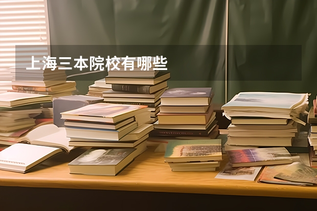上海三本院校有哪些
