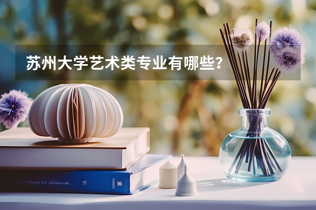 苏州大学艺术类专业有哪些?