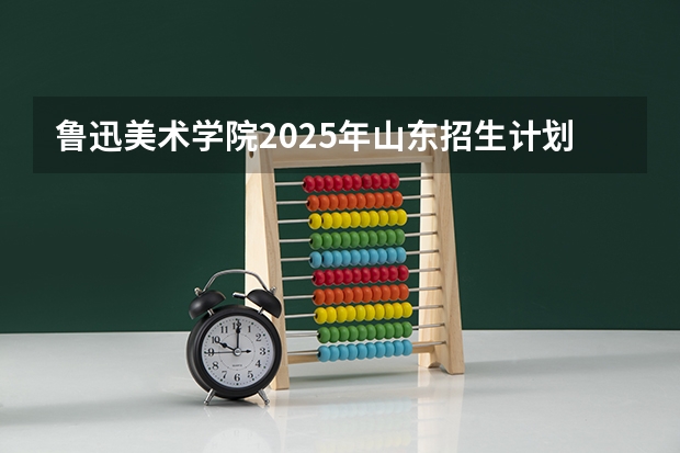 鲁迅美术学院2025年山东招生计划预测